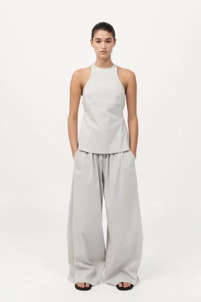 St Agni Everyday Drawstring Pants In Silver