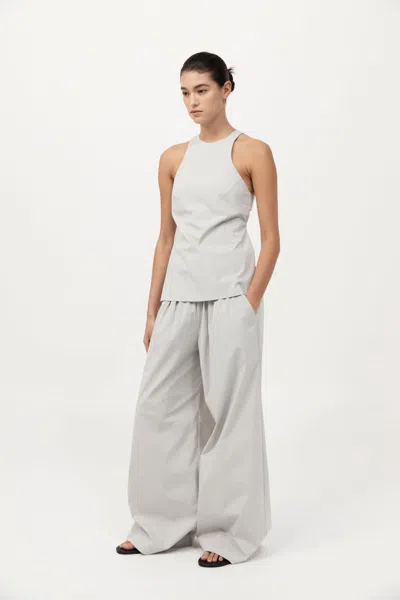 St Agni Everyday Drawstring Pants In Silver