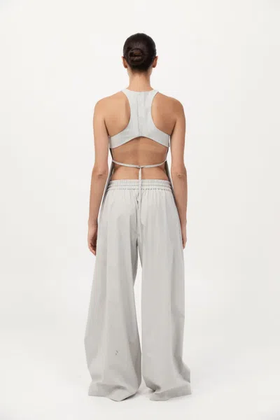 St Agni Everyday Drawstring Pants In Silver