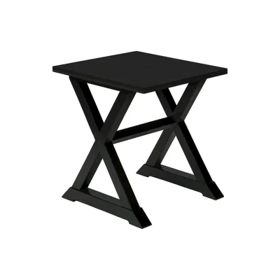 Monarch Transitional Accent Table In Black Color