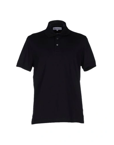 Shop Ferragamo Polo Shirt In Dark Blue