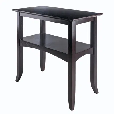 Winsome Wood Camden Console Table Coffee Finish