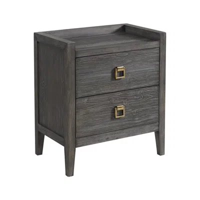 Intercon Nightstand, 2 Drawer In Brushed Brindle