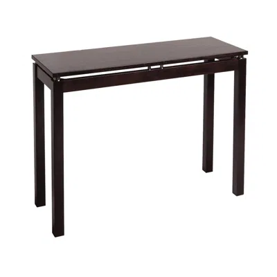 Winsome Wood Linea Console / Hall Table With Chrome Accent