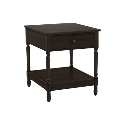 Monarch Accent Table, 2 Tier, End, Side Table, Square, Nightstand, Bedroom