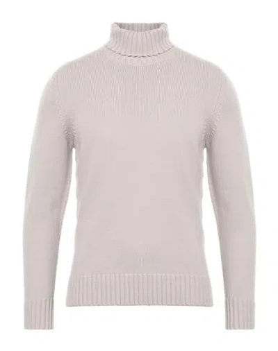 Drumohr Wool Turtleneck Sweater Long Sleeves In Neutral