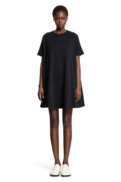 Loewe Trapeze Dress In Black