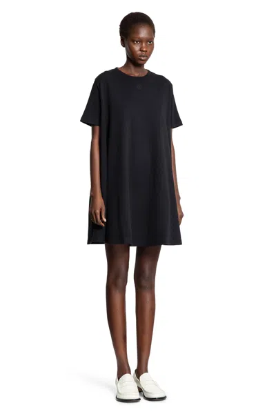 Loewe Trapeze Dress In Black