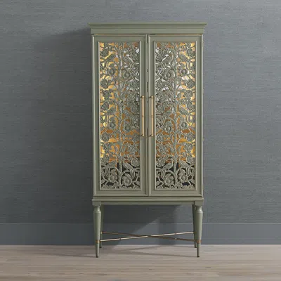 Frontgate Toulon Handcarved Bar Cabinet