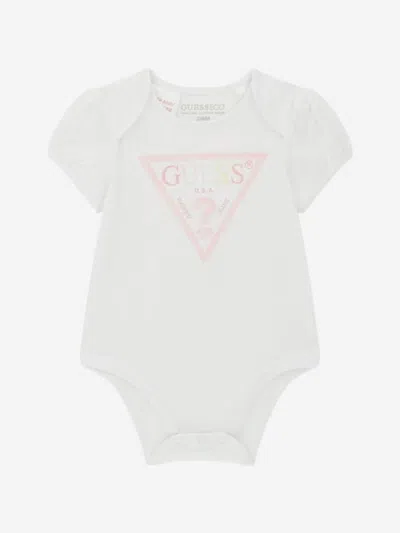Guess Baby Girls Tracksuit Set In Pink