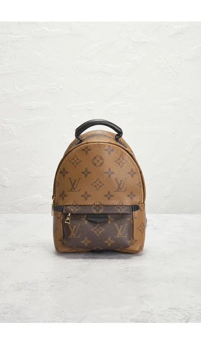 Fwrd Renew Louis Vuitton Monogram Palm Springs Nm Mini Backpack In Sand