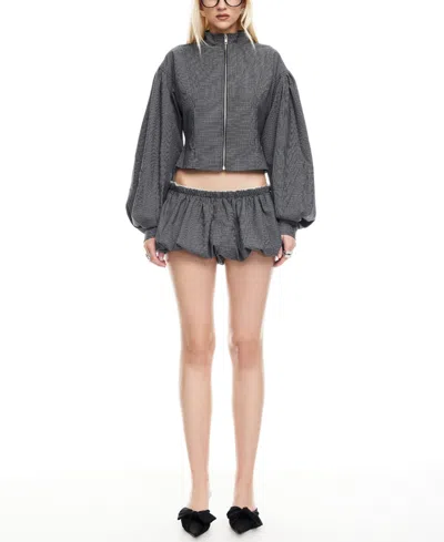 Lioness Women's Eclipse Zip-front Long-sleeve Jacket In Brown