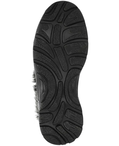 Easy Street Womens Flat Heel Snow Boots In Blue