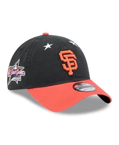 New Era Men's Black/orange San Francisco Giants 2025 Mlb All-star Game 9twenty Adjustable Hat In Black
