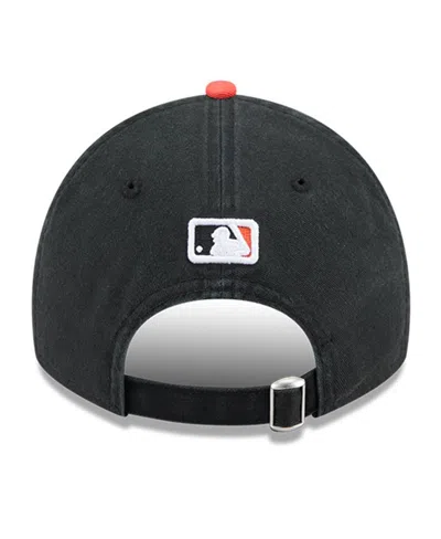 New Era Men's Black/orange San Francisco Giants 2025 Mlb All-star Game 9twenty Adjustable Hat In Black