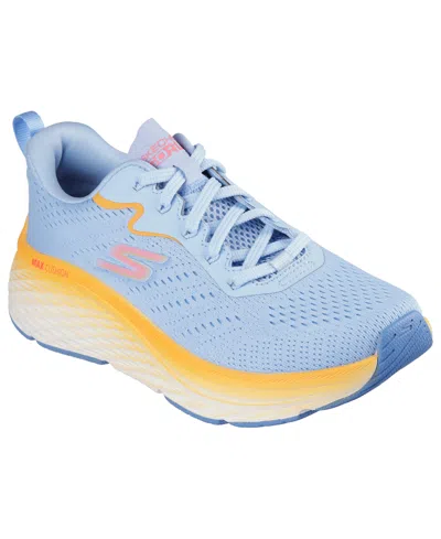 Skechers Women's Max Cushioning Elite 2.0 Athletic Running Sneakers From Finish Line In Blue,orange