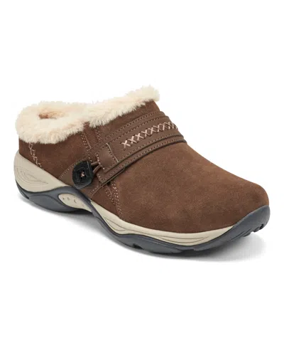 Easy Spirit Women's Elinn Cozy Slip-on Mules In Brown