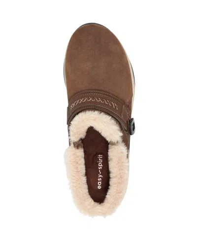 Easy Spirit Women's Elinn Cozy Slip-on Mules In Brown