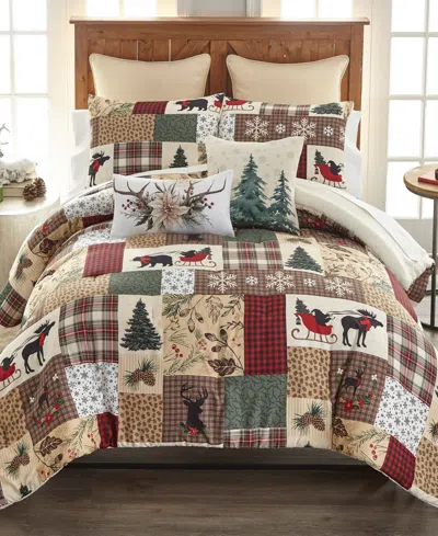 Your Lifestyle Dashing Patchwork 3-pc. Comforter Set, Queen In Multi
