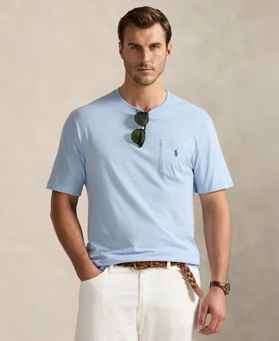 Polo Ralph Lauren Polo Pony-embroidered T-shirt In Blue