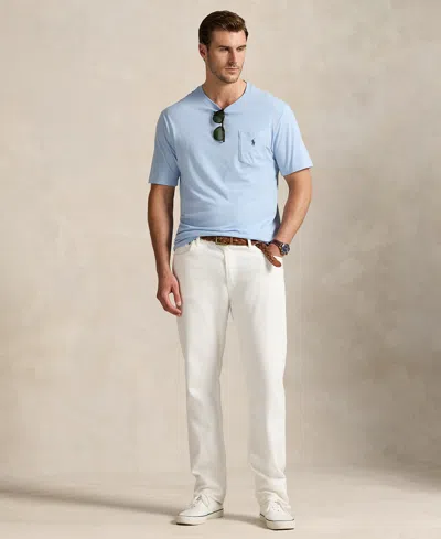 Polo Ralph Lauren Polo Pony-embroidered T-shirt In Blue