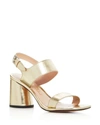 MARC JACOBS Emilie Metallic Strappy Sandals,1878515GOLD