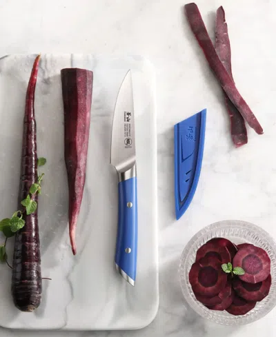 Cangshan Helena Series 3.5" Paring Knife With Sheath In Blue