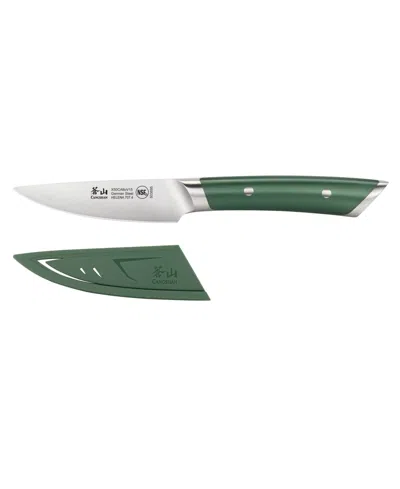 Cangshan Helena Series 3.5" Paring Knife With Sheath In Green