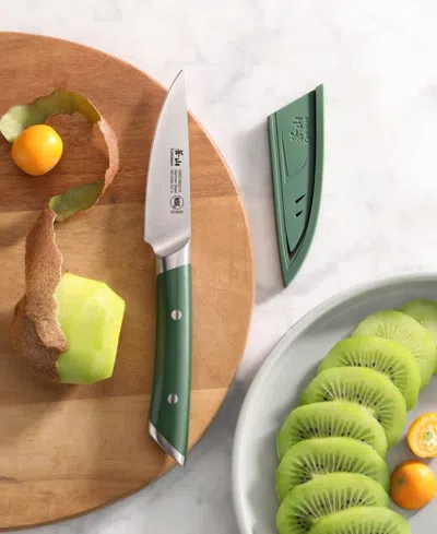 Cangshan Helena Series 3.5" Paring Knife With Sheath In Green