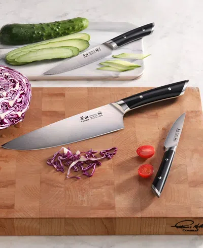 Cangshan Helena Series 3-pc. Starter Knife Set In Black