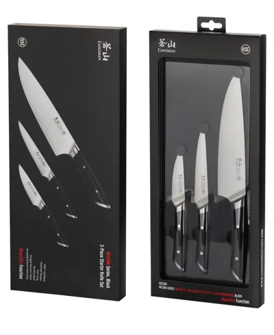 Cangshan Helena Series 3-pc. Starter Knife Set In Black
