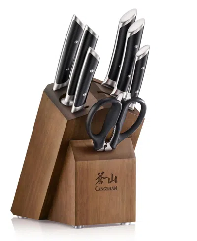 Cangshan Helena Series 8-pc. Knife Block Set In Black