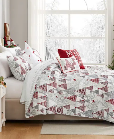 Southshore Fine Linens Merry And Bright 5-pc. Quilt Set, Twin/twin Xl In White