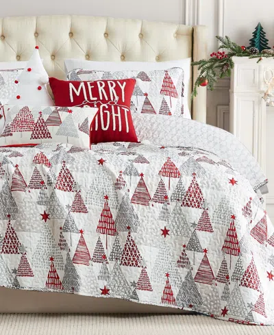 Southshore Fine Linens Merry And Bright 5-pc. Quilt Set, Twin/twin Xl In White