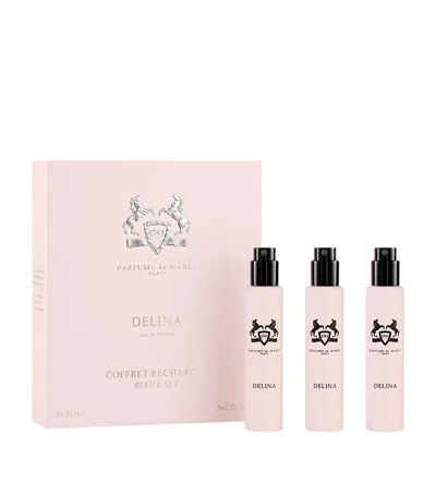 Parfums De Marly Womens Delina Refill Parfum Travel Set 3 X 10ml