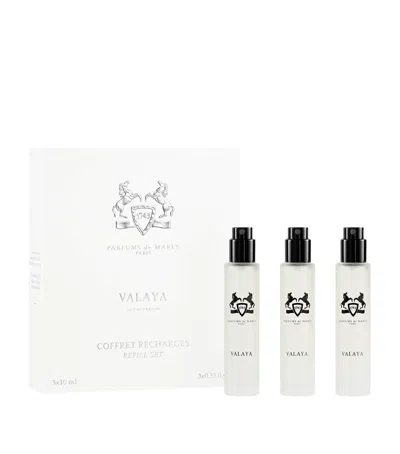 Parfums De Marly Womens Valaya Refill Parfum Set 3 X 10ml In White