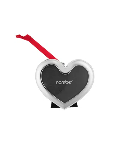 Nambe Nambé Heart Frame Ornament In Black