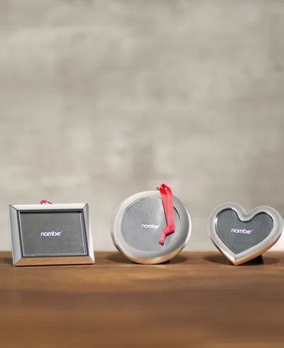 Nambe Nambé Heart Frame Ornament In Black