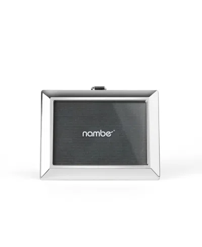 Nambe Rectangle Frame Ornament In Silver