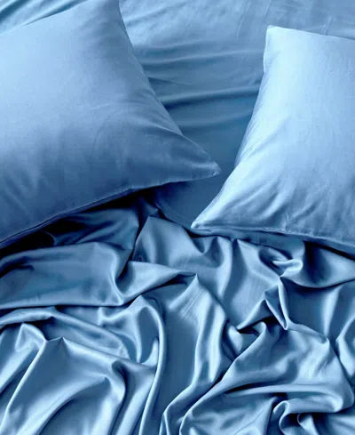 Bedvoyage Luxury Rayon From Bamboo 4-pc. Sheet Set, Queen In Blue