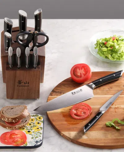 Cangshan Helena Series 12-pc. Knife Block Set In Black