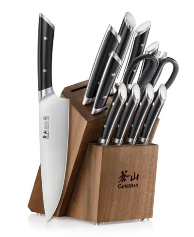 Cangshan Helena Series 12-pc. Knife Block Set In Black