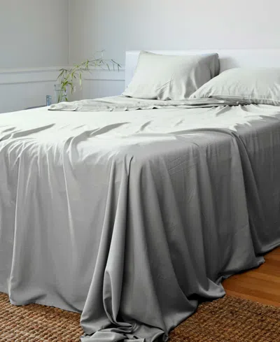 Bedvoyage Luxury Rayon From Bamboo 4-pc. Sheet Set, California King In Gray