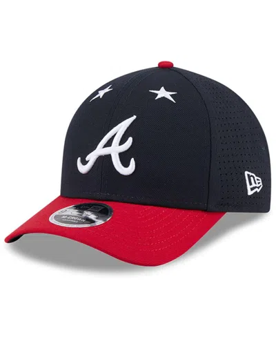 New Era Men's Navy/red Atlanta Braves 2025 Mlb All-star Game 9forty M-crown Adjustable Hat In Multi