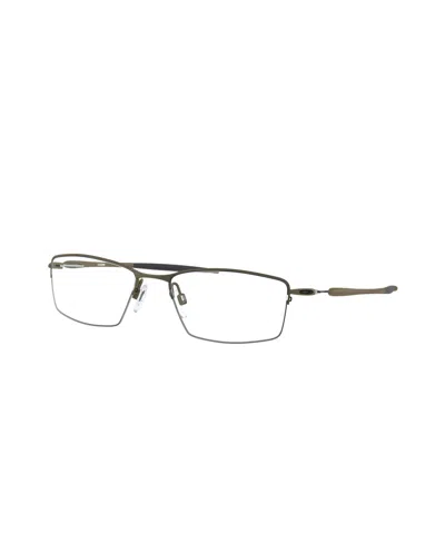 Oakley 56mm Rectangle Optical Glasses In Gray