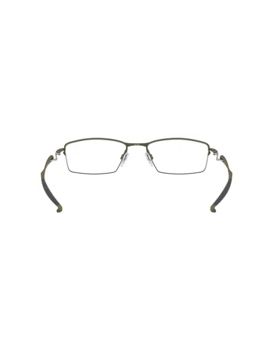 Oakley 56mm Rectangle Optical Glasses In Gray