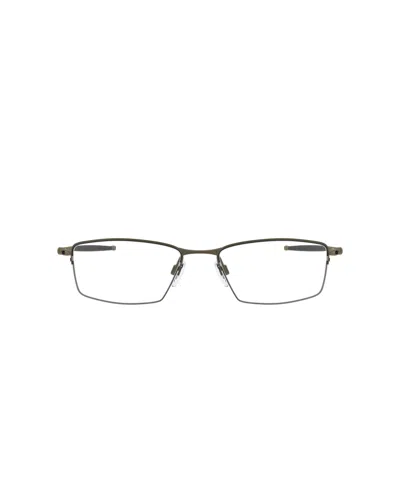 Oakley 56mm Rectangle Optical Glasses In Gray