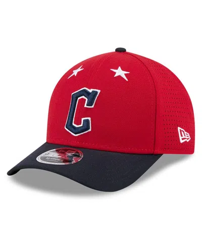 New Era Men's Red/navy Cleveland Guardians 2025 Mlb All-star Game 9forty M-crown Adjustable Hat In Multi