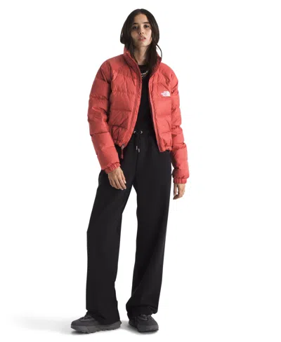 The North Face Hydrenalite Hooded Down Jacket In Red