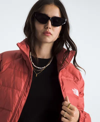 The North Face Hydrenalite Hooded Down Jacket In Red